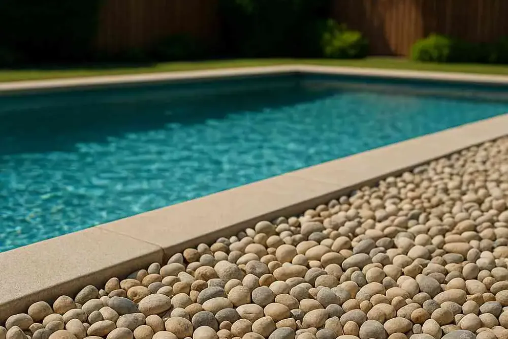 Galets Autour d'une Piscine : Style Naturel et Entretien Facile